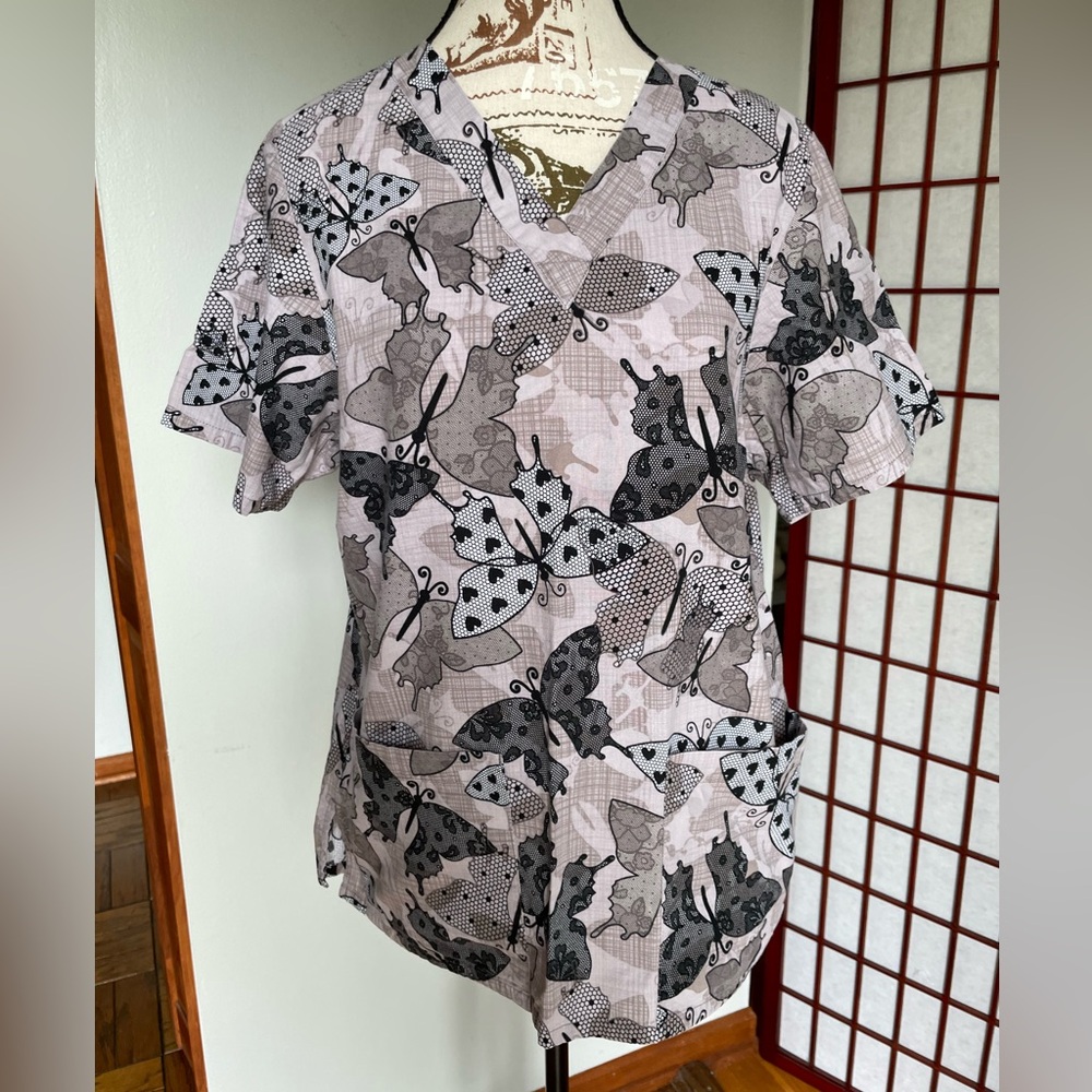 Tafford Scrub Top, Size S